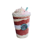 Peppermint Mocha Frappe Bath Bomb— Inspired by Starbucks' Beloved Holiday Beverage, Indulge in the Comforting Aroma of Peppermint and Mocha While Treating Yourself to a Festive and Relaxing Bath