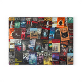 Stephen King Book Covers Glass Cutting Board—Elevate Your Kitchen With The Spine-Chilling Allure of King's Classic Stories