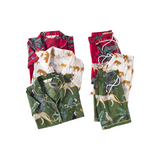 Jungle Print Pajama Short Sets