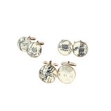 Lord of the Rings Recycled Book Page Cufflinks