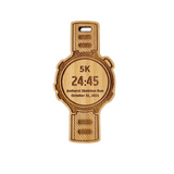Custom PR Watch Runner Ornament—A Personalized Running Charm to Celebrate Your Latest PR