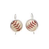 MLB Game Used Baseball Earrings—Give The Gift of a 95 MPH Fastball For Their Ears