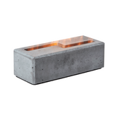 FLIKR Personal Concrete Fireplace —A Cozy Fire-pit That Looks As Good As It Performs