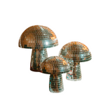 Disco Shrooms—A Set of 3 Disco Ball Mushrooms For The Ultimate Discotheque Vibe