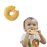 Bagel with Lox Baby Teether—Help Your Little Bundle Cut Their Canines With This All-Natural Rubber Bagel