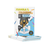 Formula 1 Colouring Book—A Perfect Present For the F1-Loving, Book Coloring Race Fan