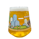 Yoshi's Beer Battle Glass—Dine With Your Trusty Dino Glass, A Next Level Gift For Any Nostalgic Gamer