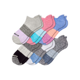 Bombas Women's Tri-Block Marl Ankle Socks Set—Pair Bombas' Honeycomb Arch Support System With Cushioned Footbeds For Gift That'll Know Your Socks Off