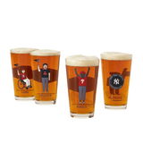 MLB Ultimate Fan Personalized Glass—Every Pint Glass’ Personalized Illustration Is Designed By The Ultimate Baseball Fan (You)