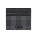 Burberry Leather-Trimmed Checked Coated-Canvas Cardholder—This Stylish and Slim Cardholder Fits Easily Into Your Pocket