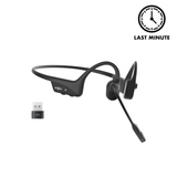 Shokz OpenComm2 Bone Conduction Bluetooth Headset—Advanced Open-Ear Design for Superb, All-Day Comfort, and a Full Day of Calls Without Discomfort