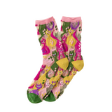 Cat Lady Socks—The Kitties On This Pair Of Funky Socks Pose With Playful Delight While Cozily Contouring To Your Feet