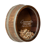 Personalized Wine Barrel of Memories—Remember Delicious Vintages And Good Times With A Personalized Cork Keeper For Wine Lovers