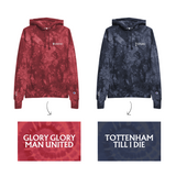Premier League Club Tie Dye Hoodies—Showcase Your Unwavering Loyalty To Your Club With These Tie Dye Hoodies Embroidered With Your Team's Nickname and Chant
