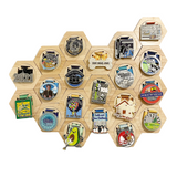 Running Honeycomb Medal Holder—Display Your Medals and Relive Your Fitness Achievements
