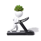 Running Treadmill Succulent Planter—For the Fitness Fanatic Who Lives on the Treadmill, This Planter Does Not Succ