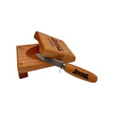 Oyster Mate Shucking Station—This Shucking Assist, Handcrafted from Solid Locally Sourced Maple with Traditional Dowel Joinery, Offers a Secure and Effortless Way to Shuck Oysters