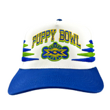 Puppy Bowl Diamond Cut Snapback—If The Big Game Isn't Your Thing, Show Off Your Love for the Beloved Puppy Bowl Instead