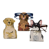 Custom Dog Eyeglass Holder—These Pups Will Sit, Stay, and Hold Your Glasses at Attention—No Treats Required