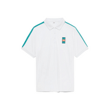 FILA x DVRX Pin Stripe Polo—A Classic Performance Polo Perfect for the Pickleball Court