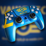 Custom Painted Vault-Tec Themed Fallout Controller—Dive Into The Post-Apocalyptic World Of Fallout With This Meticulously Crafted Controller