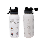 Extreme Sports Bucket List Travel Water Bottle—Whether You're Into Rafting, Skydiving, Snowboarding, Surfing, Or Any Other Adrenaline-Pumping Activity, There's A Sticker To Represent Your Passion