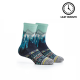 ECO-CAFE Coffee Ground Adventure Socks—Recycled Coffee Grounds From Your Local Coffee Shop Transformed With Nanotechnology To Create Coffee Fiber-Based Socks