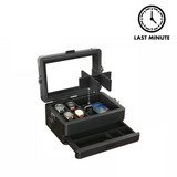 Case Elegance Black Edition Military Watch Box—Drawing Inspiration From Military Footlockers, This Durable Watch Box Is Meticulously Designed To Offer Both Protection And Elegance For Your Valuable Watches And Accessories