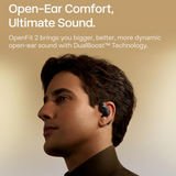 SHOKZ OpenFit 2 Open-Ear Headphones—Stay Connected to Your Surroundings and Keep Your Sound Private