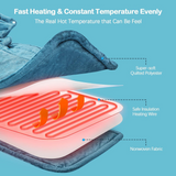 Weighted Heating Pad for Neck and Shoulders—The Ergonomic-Healthy 2 Lb Weight Load Design Offers a Deeper Relaxation and Helps to Reduce Neck, Shoulder, and Upper Back Pain in Daily Work Life