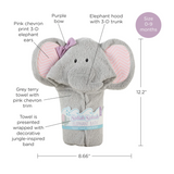 Baby Aspen Splish Splash Elephant Bath Spa Hooded Towel—Your Freshly Bathed Little Cutie May Be as Wrinkly as a Baby Elephant After the Pool or Bath Time