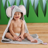 Baby Aspen Splish Splash Elephant Bath Spa Hooded Towel—Your Freshly Bathed Little Cutie May Be as Wrinkly as a Baby Elephant After the Pool or Bath Time