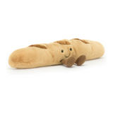 Jellycat Amuseables Baguette—Deliciously Soft and Looking Just Like the Real Thing, This Long Golden Loaf Has Risen to Perfection With Chunky Cord Scores, a Cheerful Smile, and the Cutest Cocoa Cord Boots