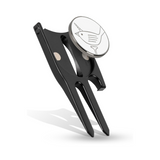 Birdicorn 6-In-1 Golf Tool—CNC-Machined From Aluminum and Packed With Purpose: It Functions as a Divot Repair Tool, Ball-Marking Stencil, Coin Holder, Putting Alignment Aid, and a U-Shaped Rest for Your Club or Cigar