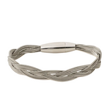 12-String Guitar Woven Bracelet—Authentic Electric Guitar Strings Are Woven Together to Create a Sophisticated Bracelet That Still Knows How to Rock Out