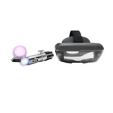 Star Wars: Jedi Challenges AR Headset with Lightsaber Controller and Tracking Beacon—An Immersive Augmented Reality Experience for Fans of the Iconic Franchise