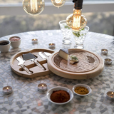 Star Wars Death Star Circo Cheese Board and Knife Set—This Charcuterie Board Set Features a Circular Design Inspired by the Iconic Death Star and Crafted From Durable Parawood for a Sturdy