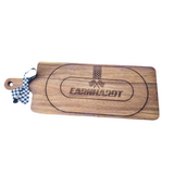 Race Track Personalized Charcuterie Board—Rev Up Your Entertainment with a Board Customized with your Favorite Driver or your Family Name