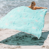 Sand Cloud SpongeBob PARTY BLANKET™—Dive Into Bikini Bottom With This Blanket Made from Turkish Organic Cotton