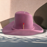 Davie Ocho Candle Co. Belle Star Cowboy Hat Candle—Bring a Rustic, Western Flair to Any Space
