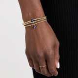 SHASHI Lapis Azui Bracelets—Each Bracelet Is Crafted From Durable Synthetic Fibers With a Secure Lobster Claw Clasp, Making Them Perfect for Everyday Wear or Stacking Together for a Bold Layered Look