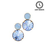 Jennifer Behr Myrla Earrings—Varied Crystal Embellishments Enhance the Lovely, Eye-Catching Look of These Stud Earrings
