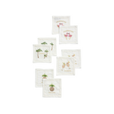 Kim Seybert Mingle Cocktail Napkins Set—A Festive Touch to Entertaining With Intricately Embroidered Motifs Accented by Shimmering Metallic Threading