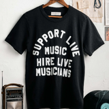 Imogene + Willie Support Live Music Tee—Every Penny Made From All Sales of the 'Support Live Music' Tees Is Donated to MusiCares and Other Artist Support-Related Efforts Imogene + Willie Support Live Music Tee—Every Penny Made From All Sales of the 'Support Live Music' Tees Is Donated to MusiCares and Other Artist Support-Related Efforts