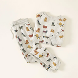Dog Lover’s Cozy Sweatshirt & Jogger—It's OK to Cozy Up on the Couch With These Cuddly Canines—They Won't Leave Hair Everywhere