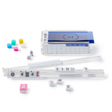 Acrylic American Mahjong Game Set—This Mahjong Set Features Colorful Tiles That Store in a Sleek Acrylic Box for a Fresh Take on This Classic Game