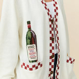 Rowing Blazers Cotton Linen Blend Wine and Bread Cardigan—An Artful and Elegant Layer for the Man Who Appreciates the Finer Things