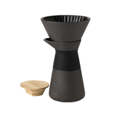 Stelton Theo Coffee Maker—Fusing Rustic Stoneware With Elegant Modern Form
