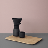 Stelton Theo Coffee Maker—Fusing Rustic Stoneware With Elegant Modern Form