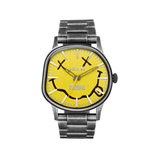 Nixon Nirvana Sentry Wobble—Bent, Molded, and Contorted to Match Cobain's Hand-Drawn Iconic Nirvana Smiley Face